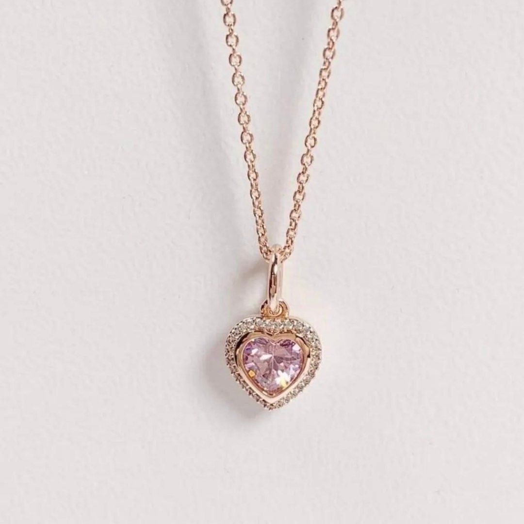 Family heart sterling silver and 14k rose gold-plated charm | PANDORA