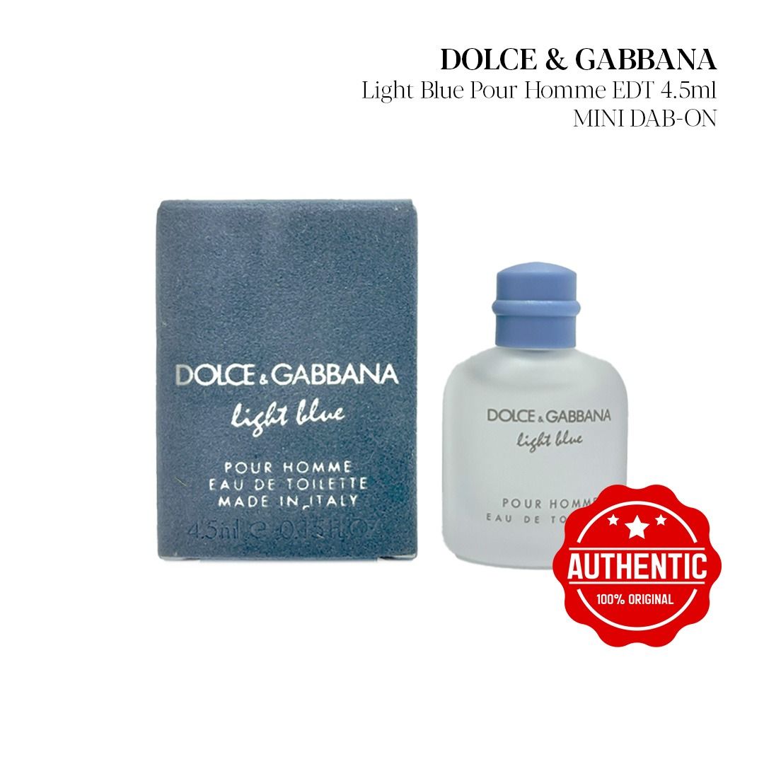 Dolce and gabbana light blue mini sales