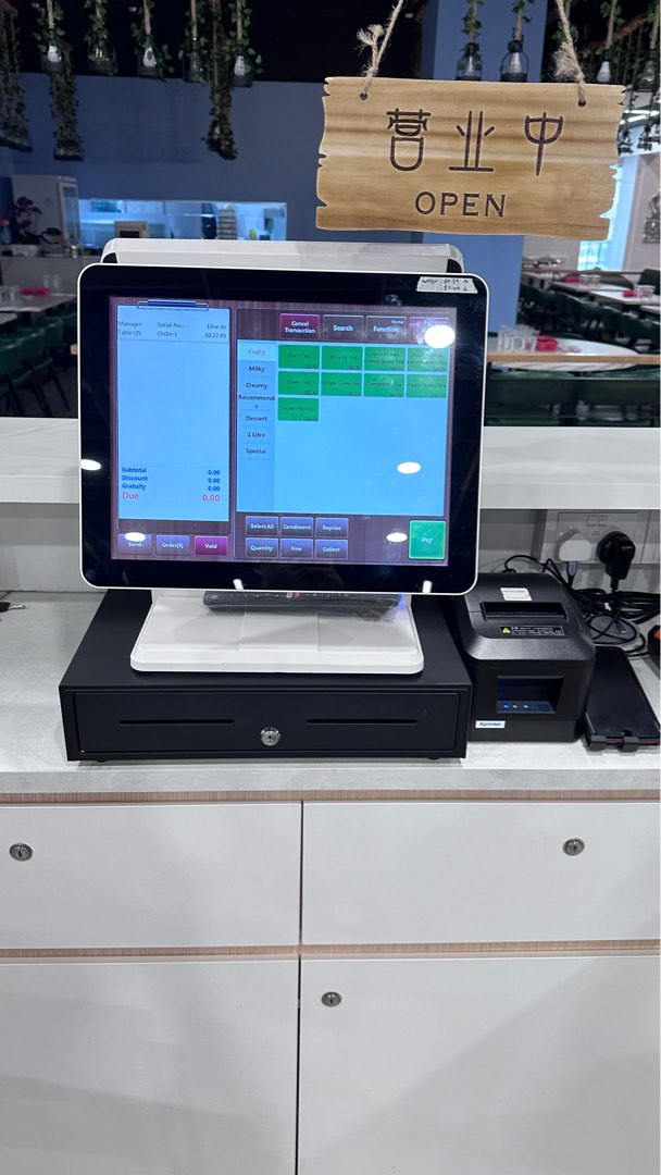 POS system+receipt printer+Sticker printer, Computers & Tech, Office