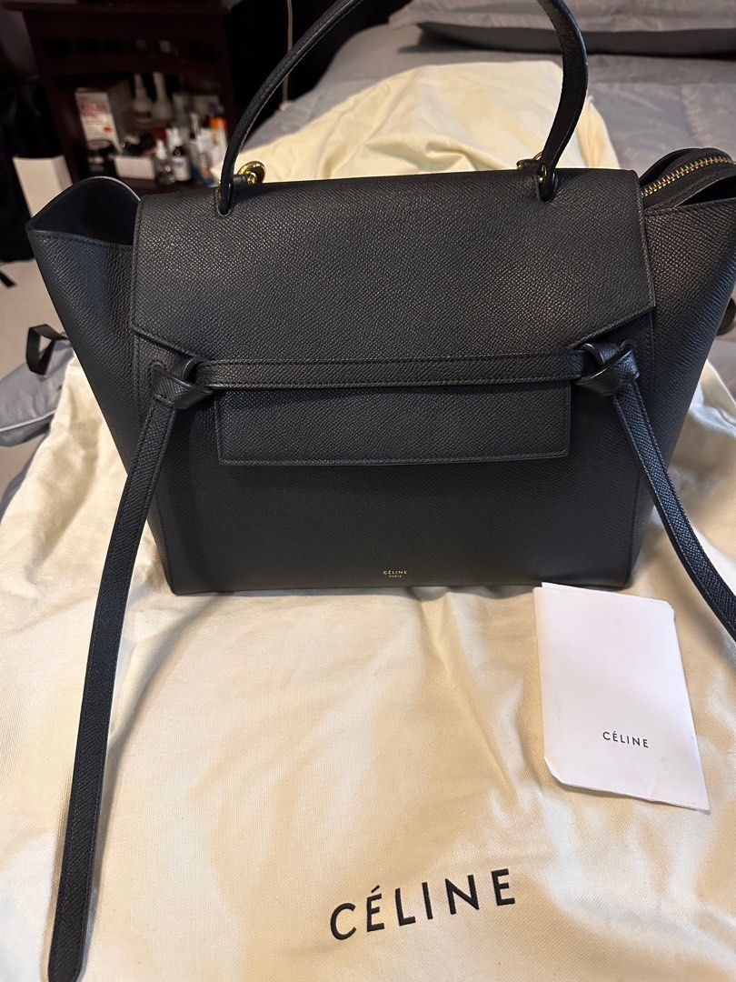 Celine belt sales bag silver hardware