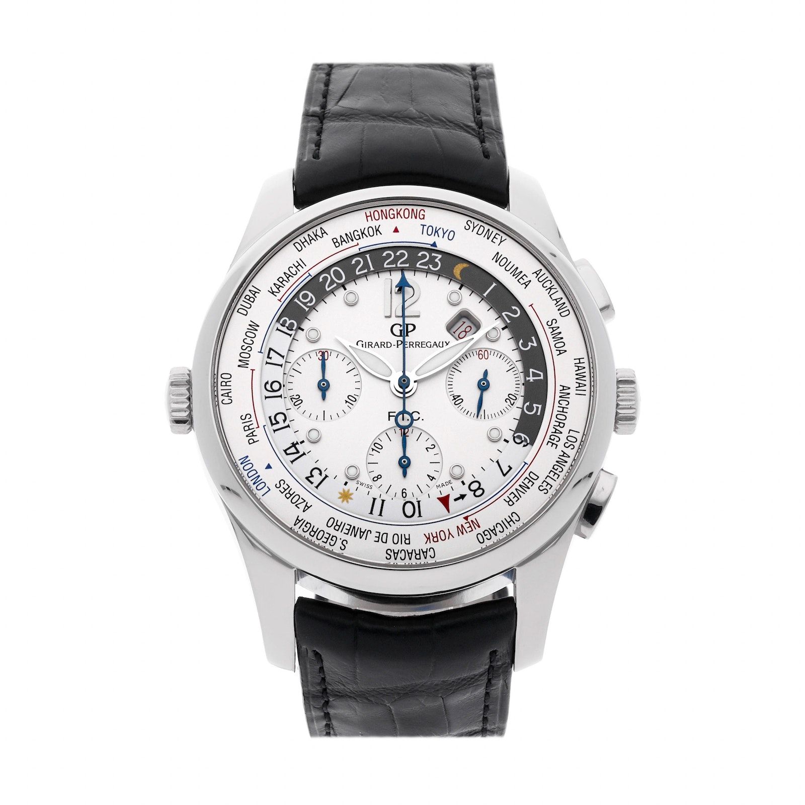 Pre Owned Girard Perregaux 49805 11 151ABA6A G13A