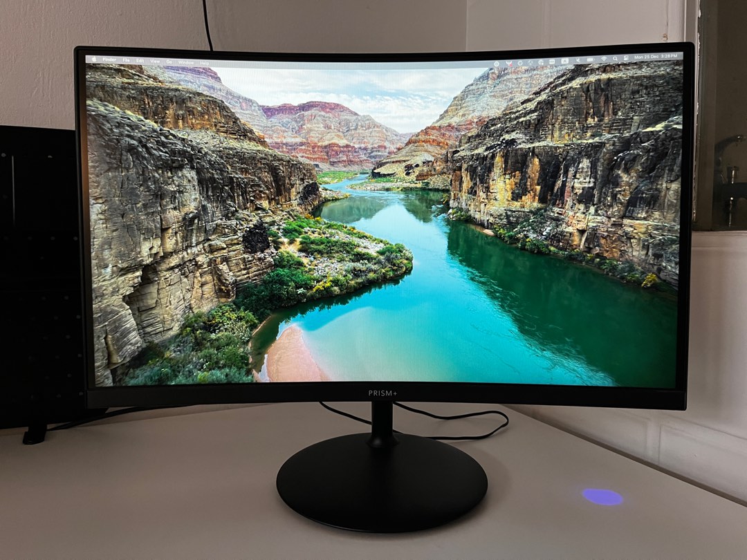Prism+ curved monitor, Computers & Tech, Parts & Accessories, Monitor ...