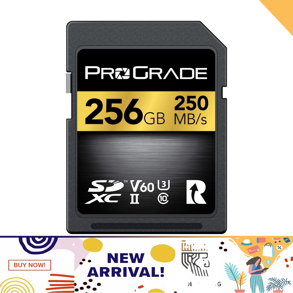 ProGrade Digital Sd Card V60 (256GB) -Up To 130MB/s Write