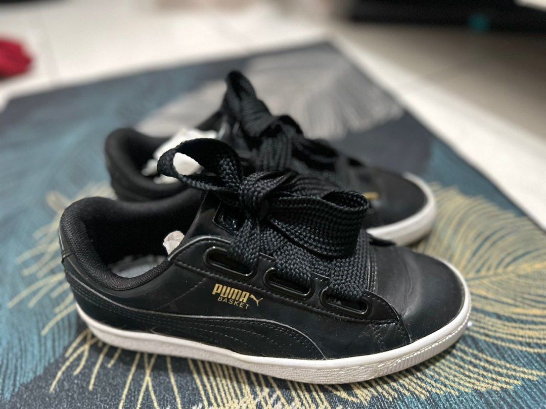 Puma basket heart patent women's sneakers new arrivals