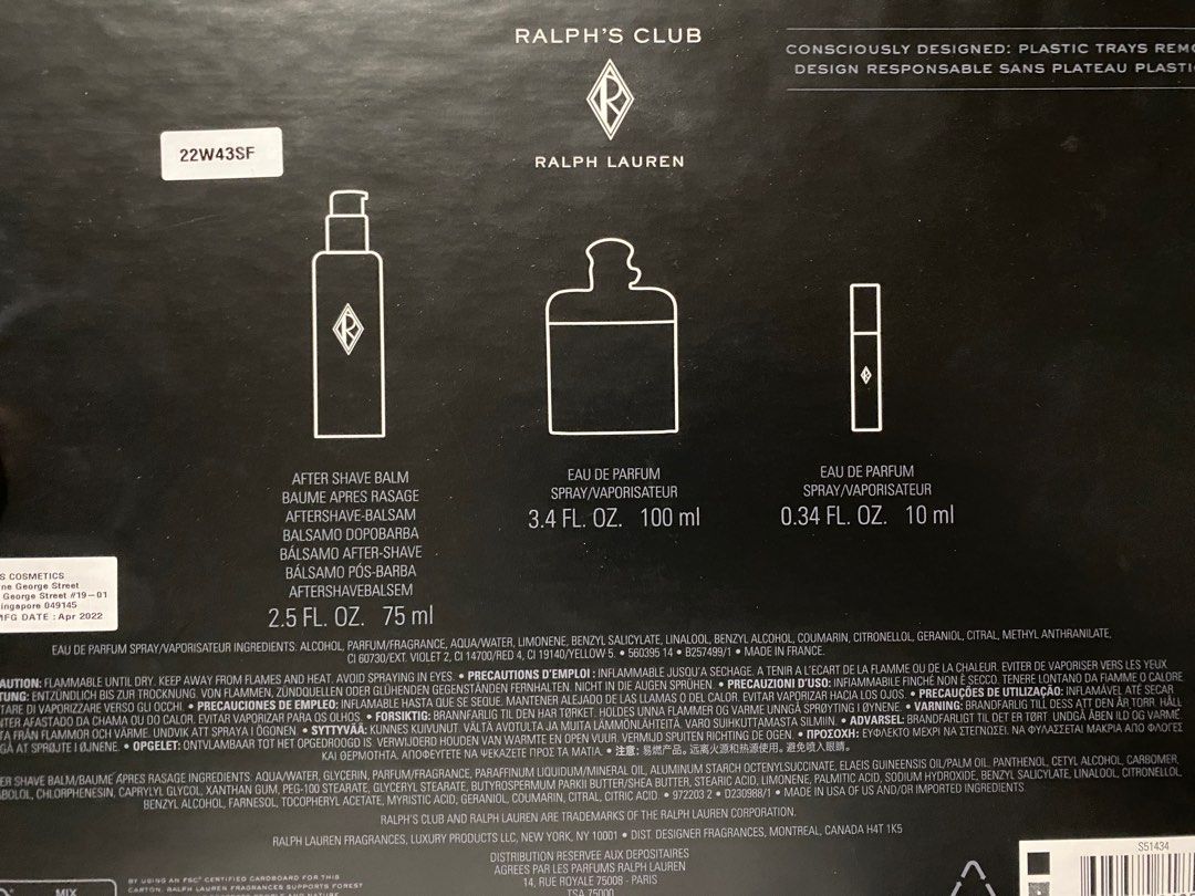 Ralph Lauren Perfume Gift Set Beauty Personal Care Fragrance