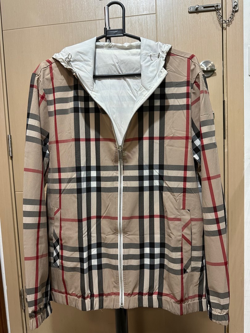 Burberry top jacket reversible