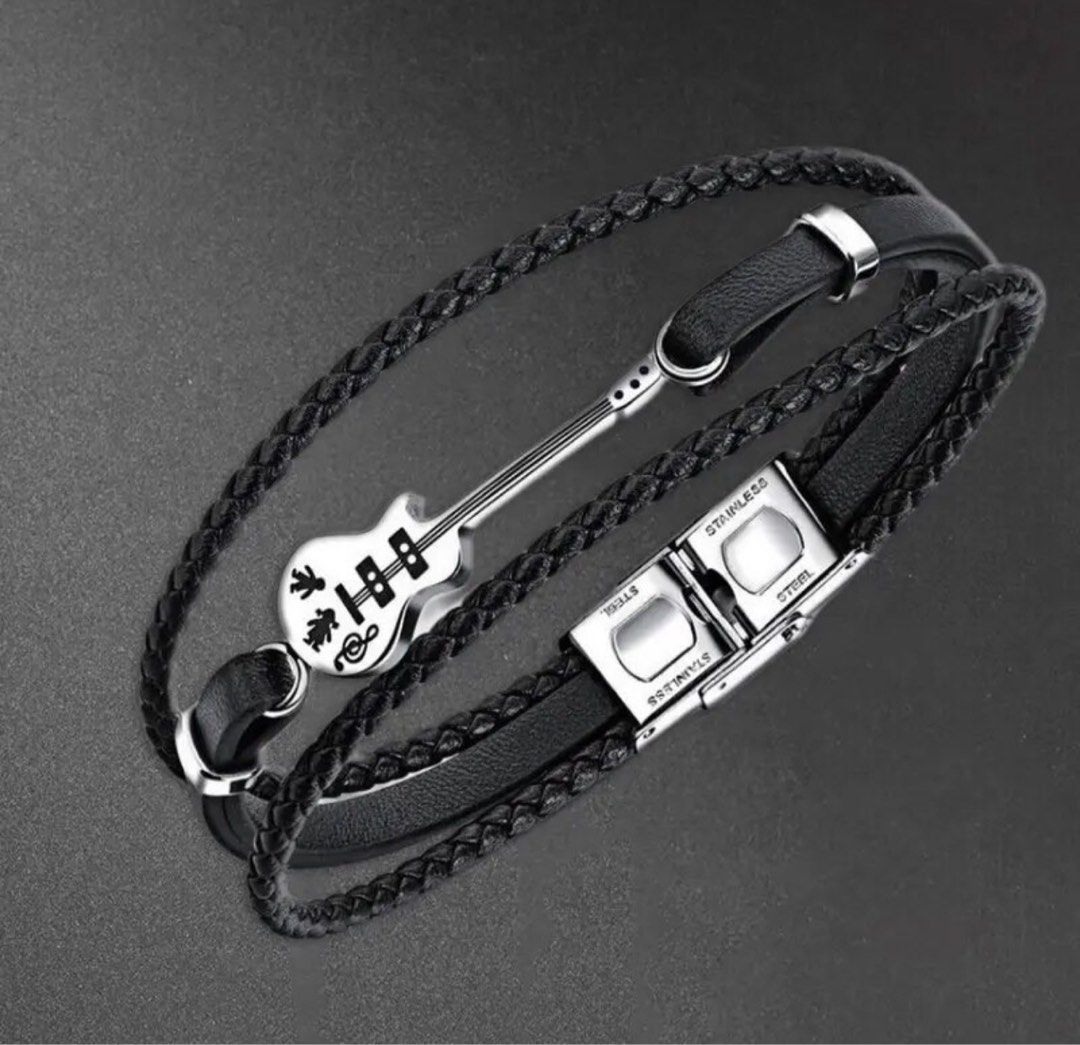 Mens charm clearance bracelet