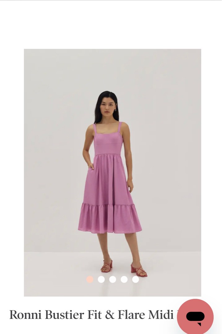 Bustier fit and flare dress online