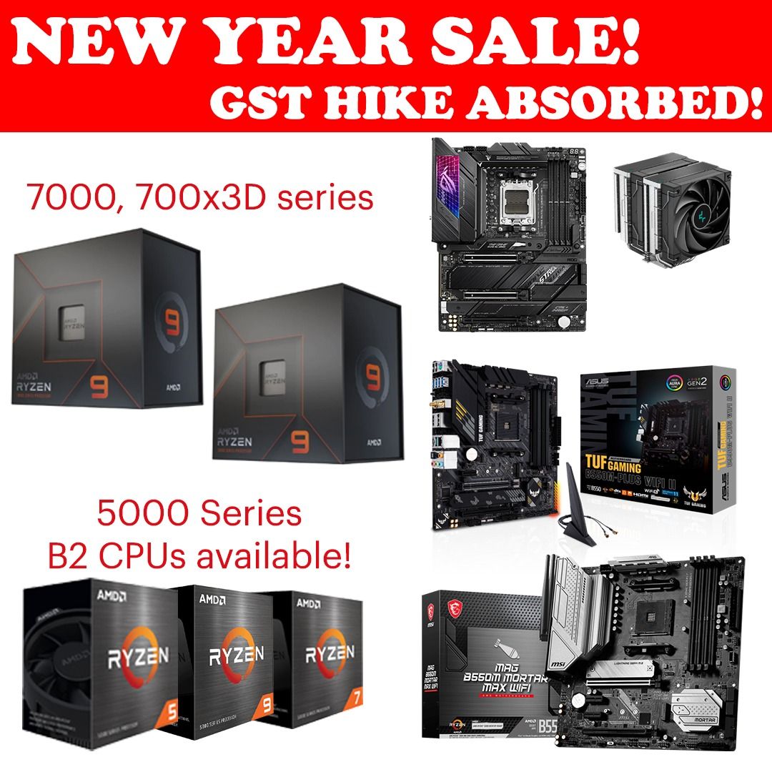 SALE AND PROMO! Ryzen 5 5600x, Ryzen 7 5800x , Ryzen 9 5900x MSI MAG ...