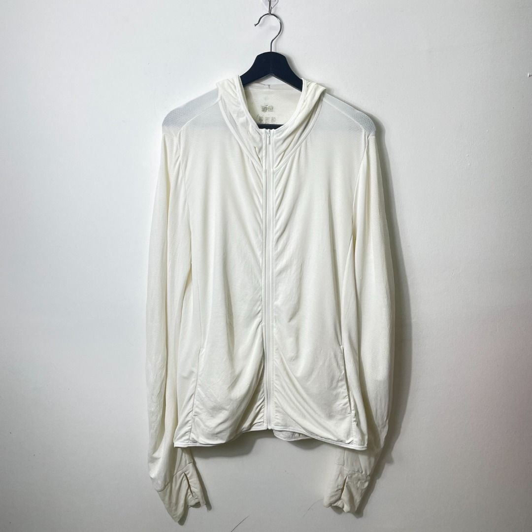 Check styling ideas for「AIRism UV Protection Mesh Full-Zip Long