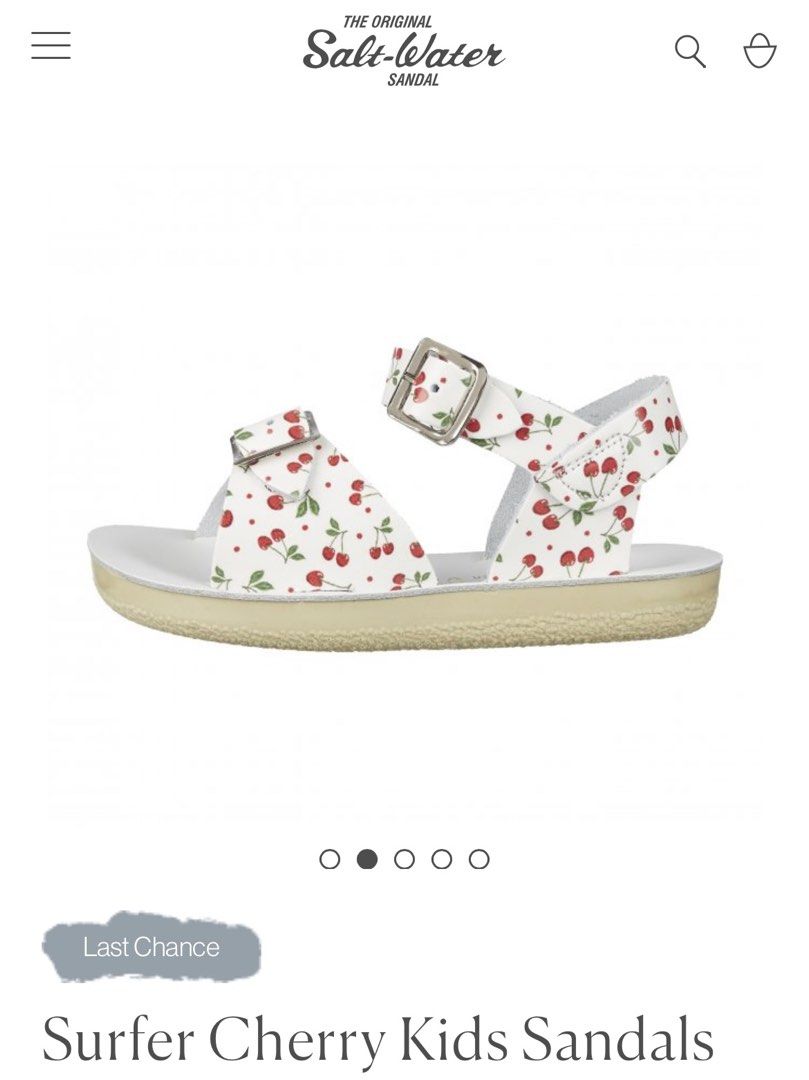 Cherry saltwater deals sandals