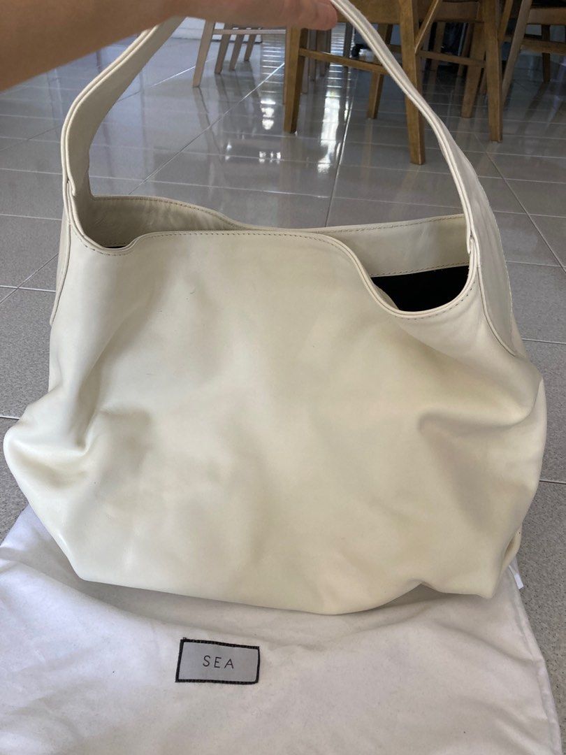 SEA white hobo bag