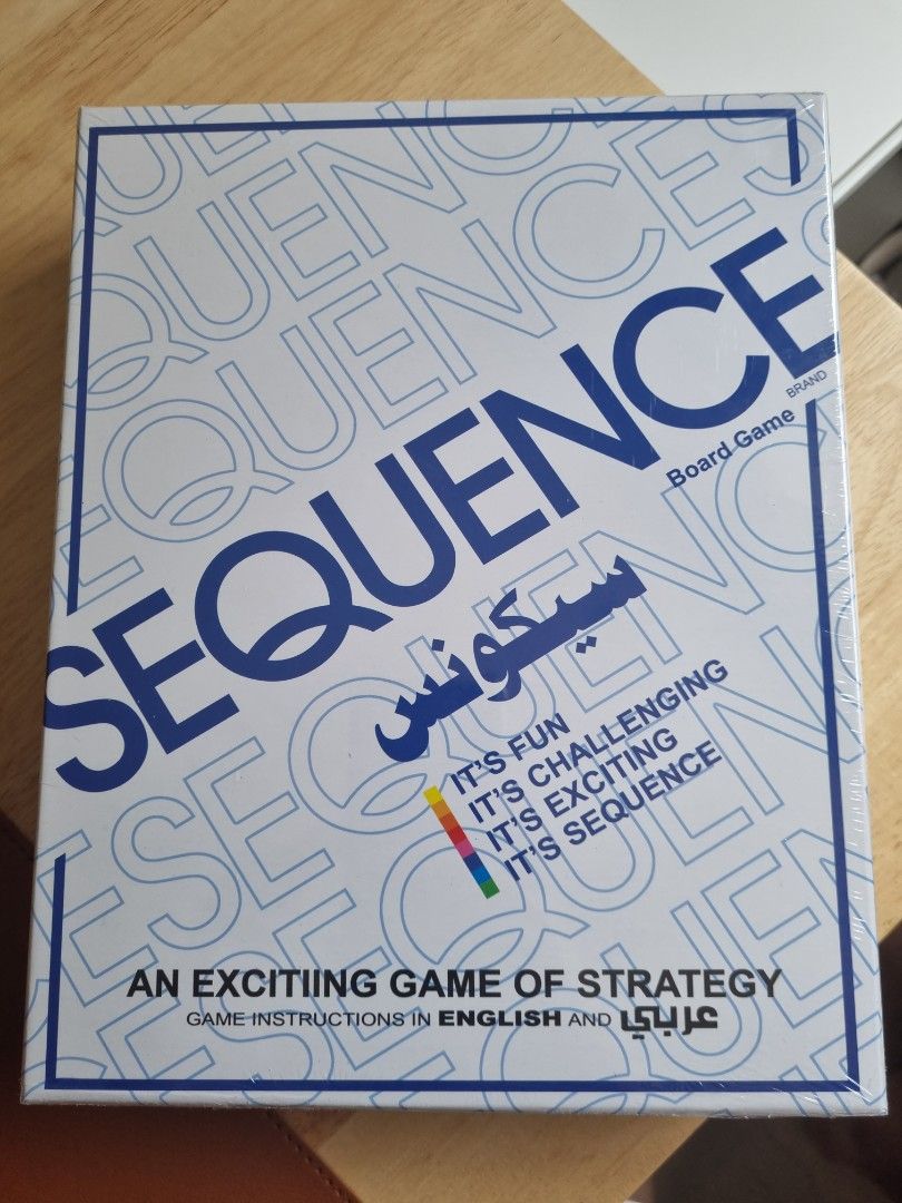 SEQUENCE board game, Hobbies & Toys, Toys & Games on Carousell