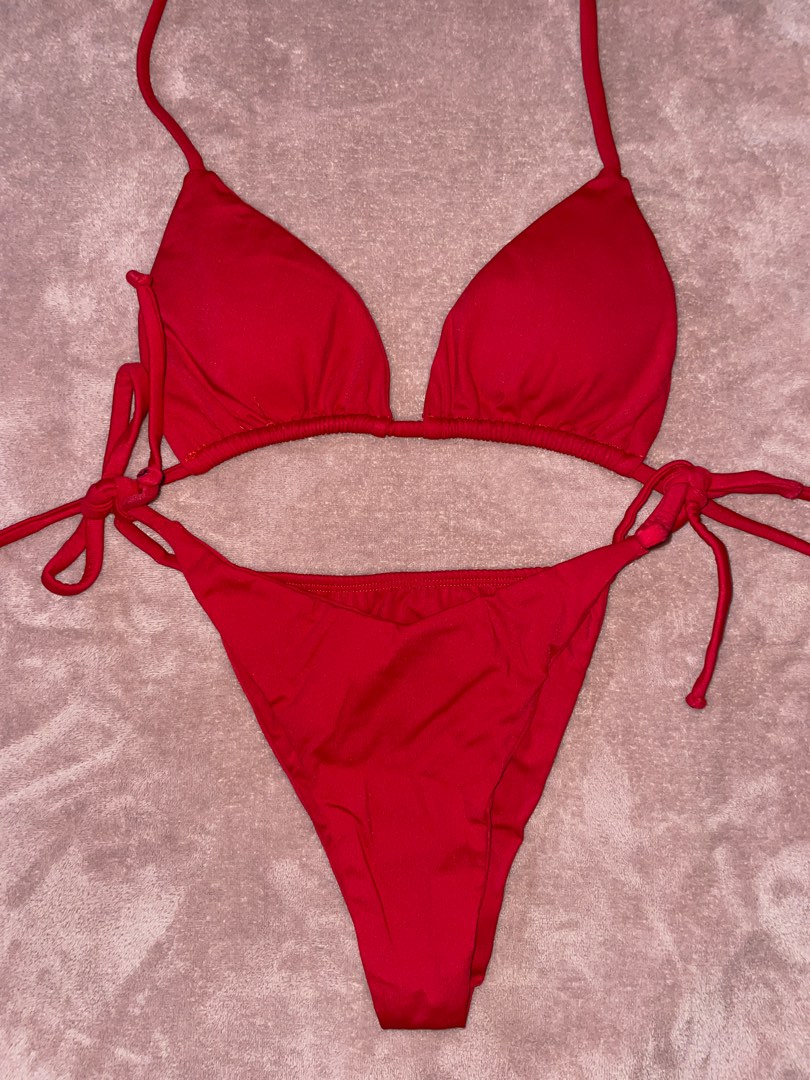 Sew Local Classic Triangle x Darcy in Pepper Red, Women's Fashion