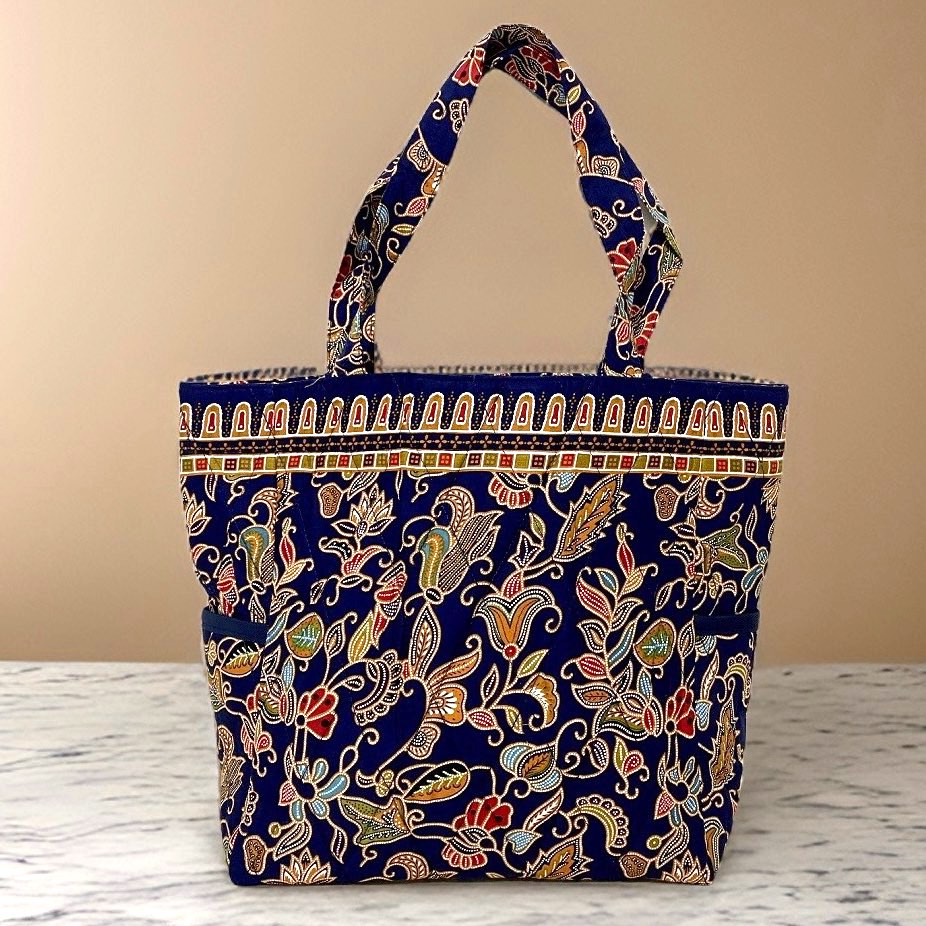 Singapore Batik Medium Tote Bag Women s Fashion Bags Wallets