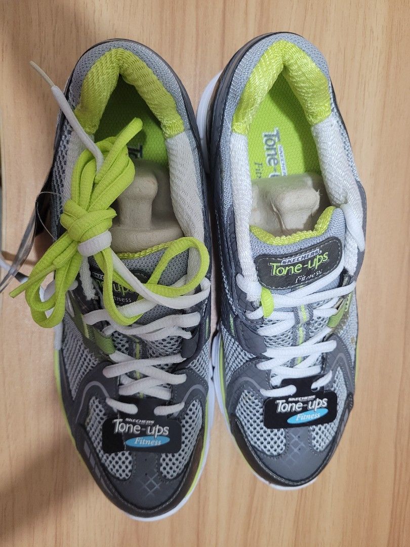 Skechers tone ups green hotsell