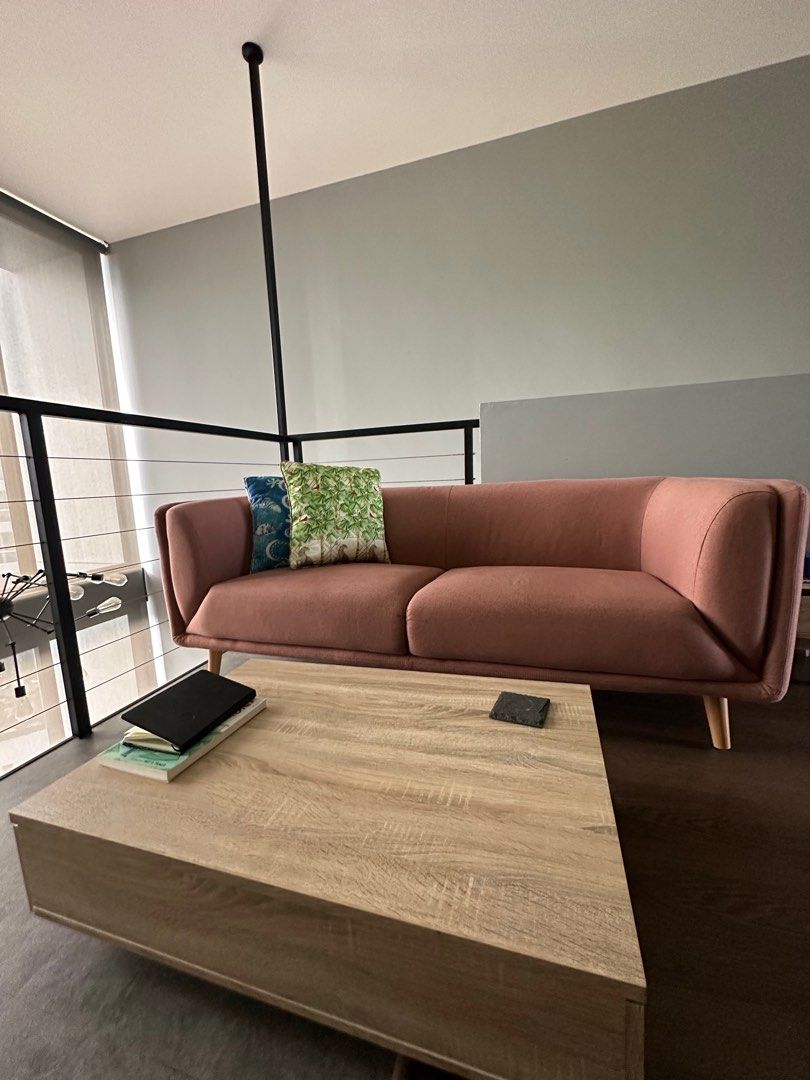 Sofa and centre table used barely for a year, Furniture & Home Living