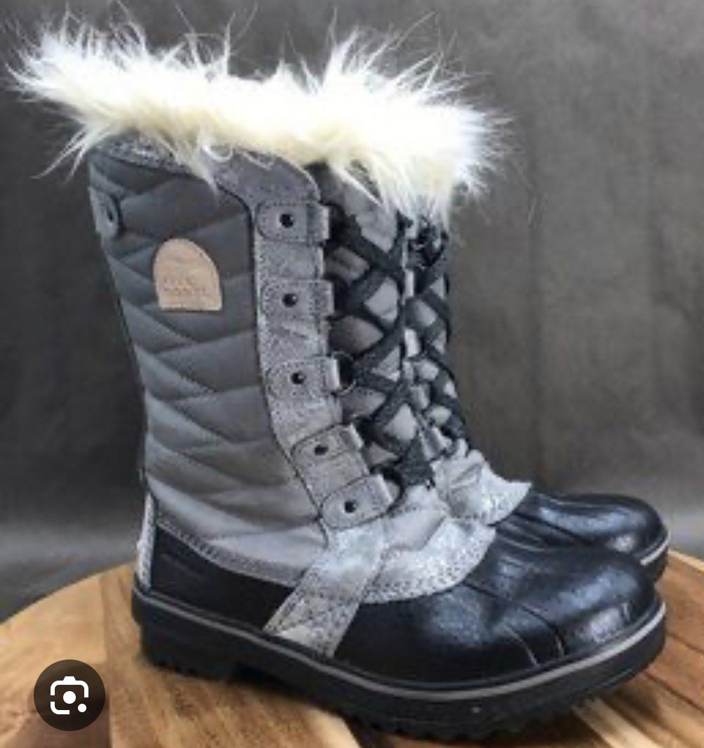 White sorel boots with fur online