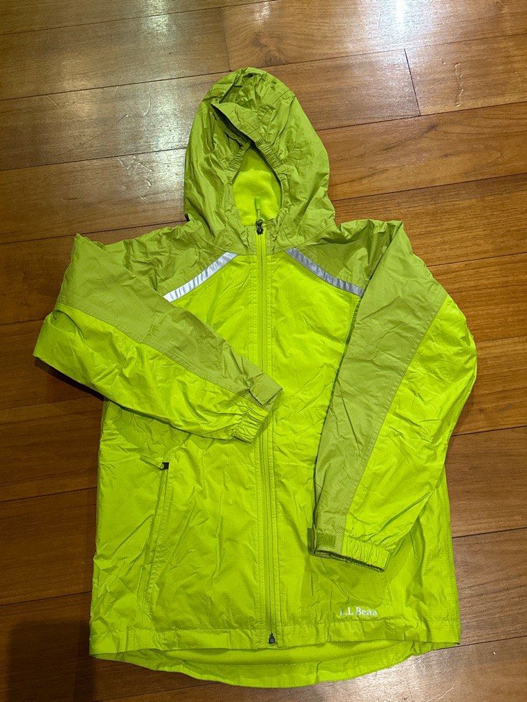 Ll bean fleece lined rain sale jacket