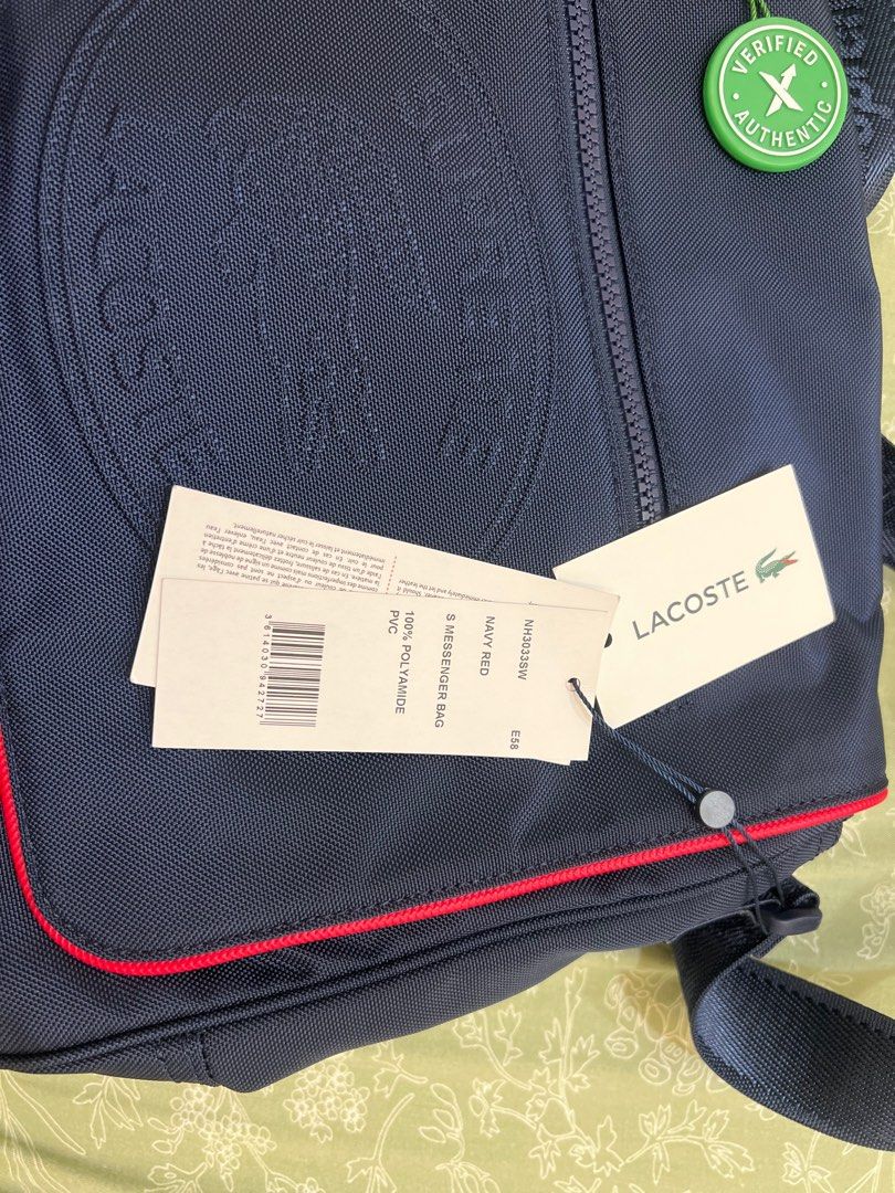 Supreme LACOSTE Small Messenger Bag, 他的時尚, 包, 手提袋在