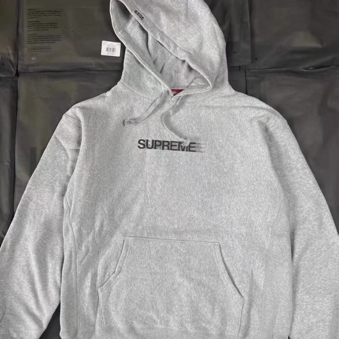 🔥Supreme 🔥SS23 純色幻影Week 1 Motion Logo Hooded Sweatshirt