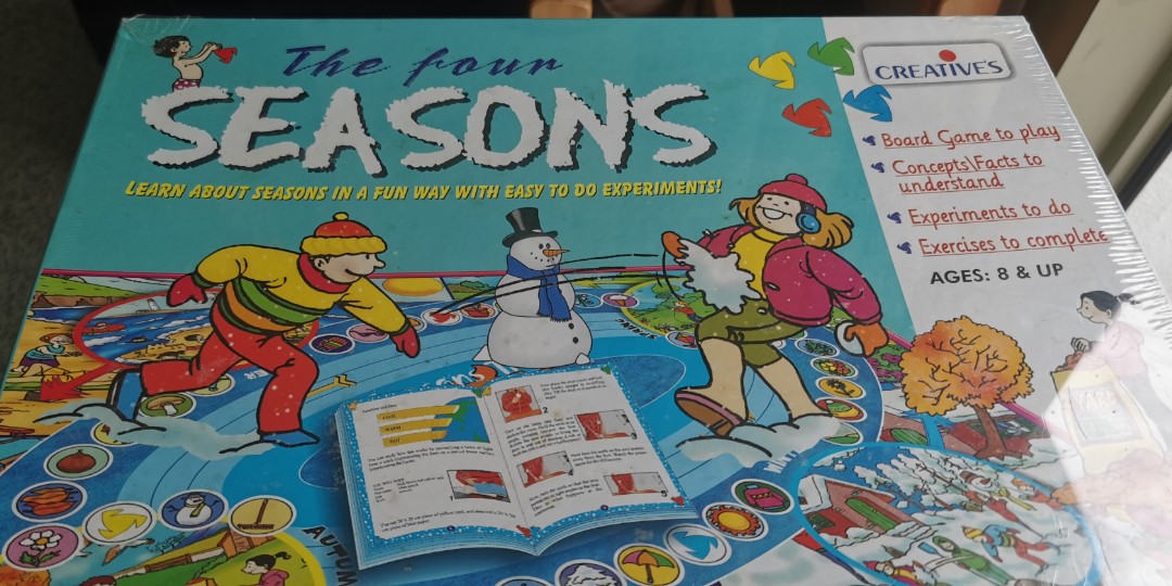 The four seasons board game, Hobbies & Toys, Toys & Games on Carousell