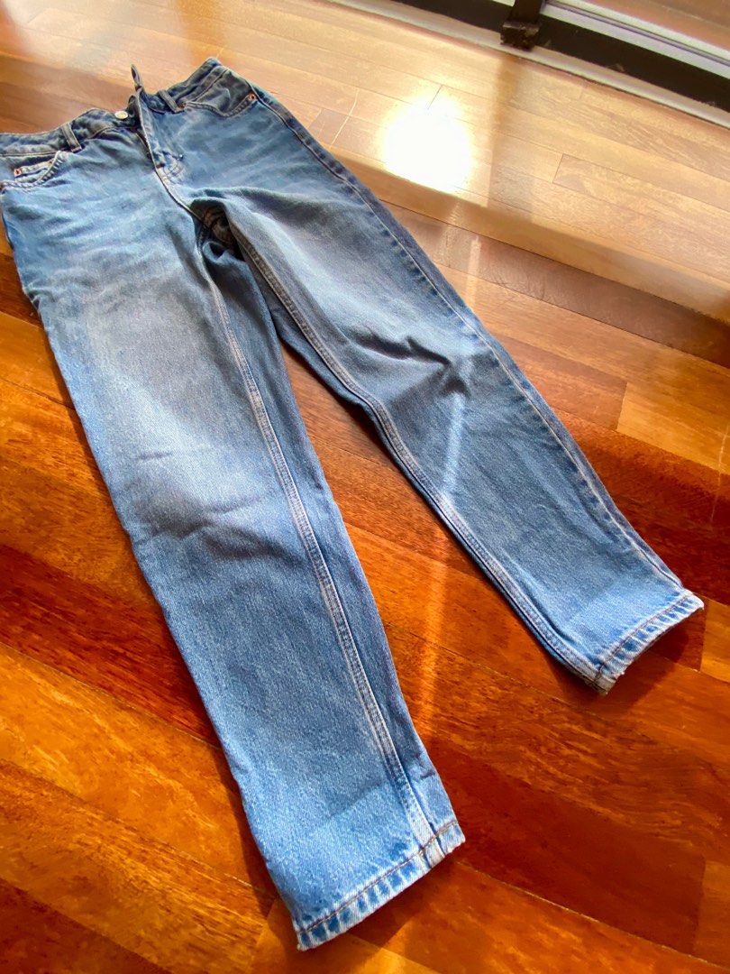 Topshop mom on sale jeans fit