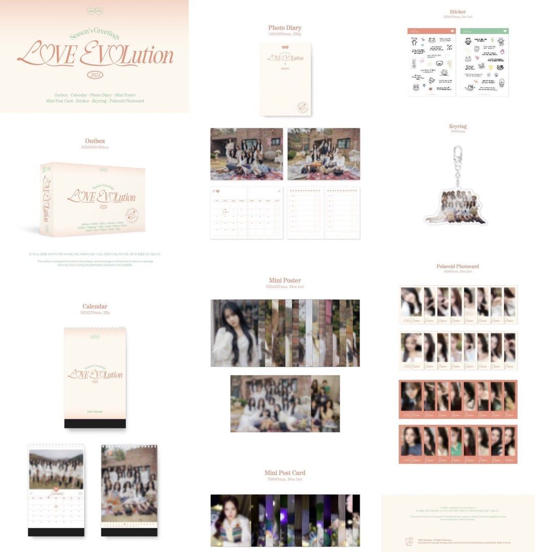 tripleS Season Greetings 2024 SECURED, Hobbies & Toys, Collectibles & Memorabilia, KWave on