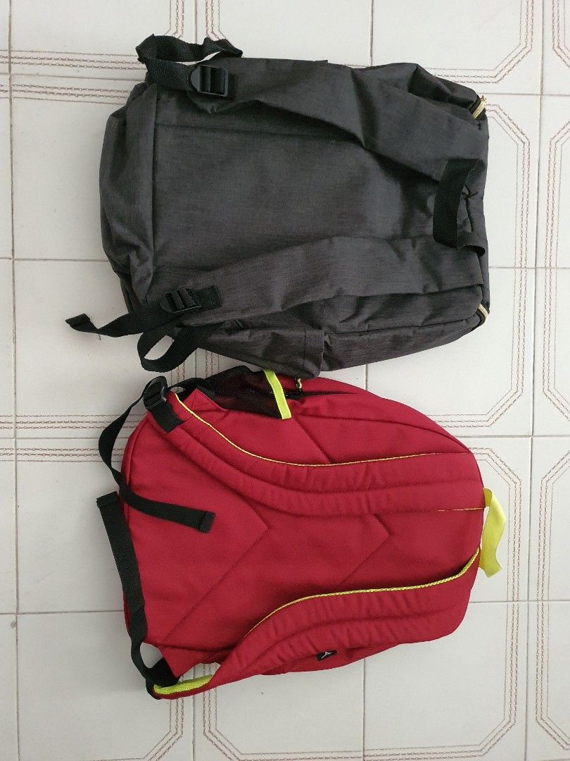 Bag and online backpack in one
