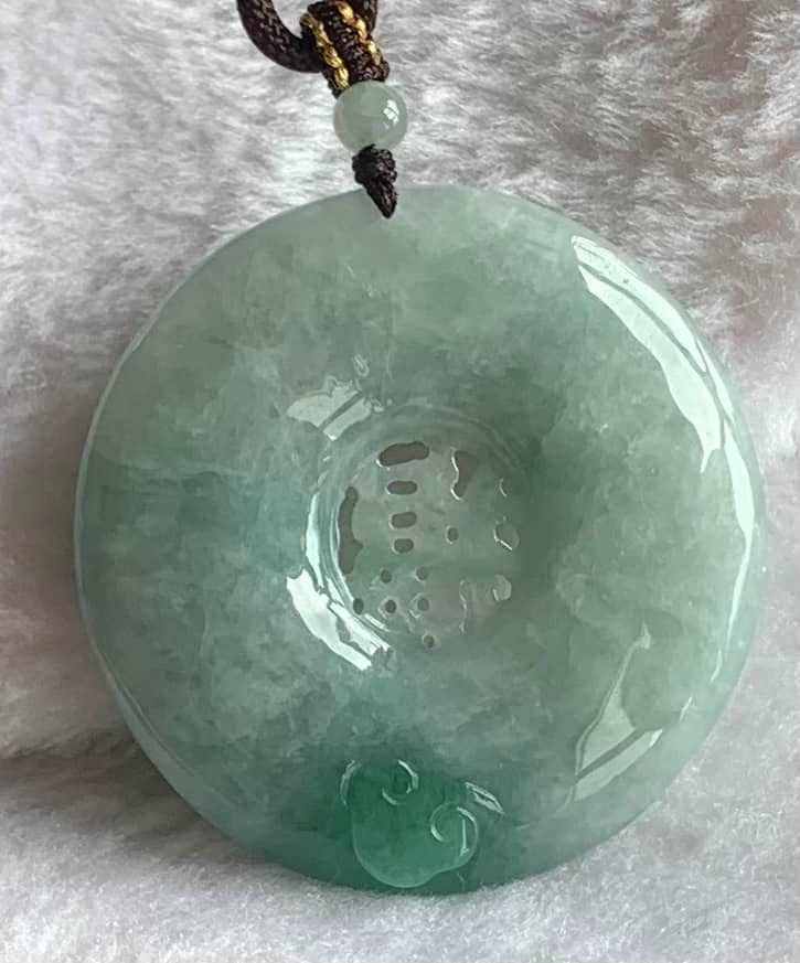 Doubly fortunate sale jadeite necklace
