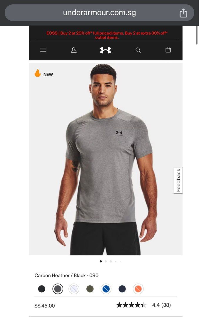 Under armour outlet heatgear threadborne