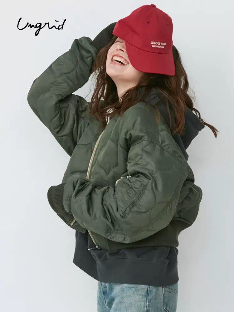 🈹🇯🇵 Japan Brand Ungrid MA1 green Jacket, 女裝, 上衣, 其他上衣