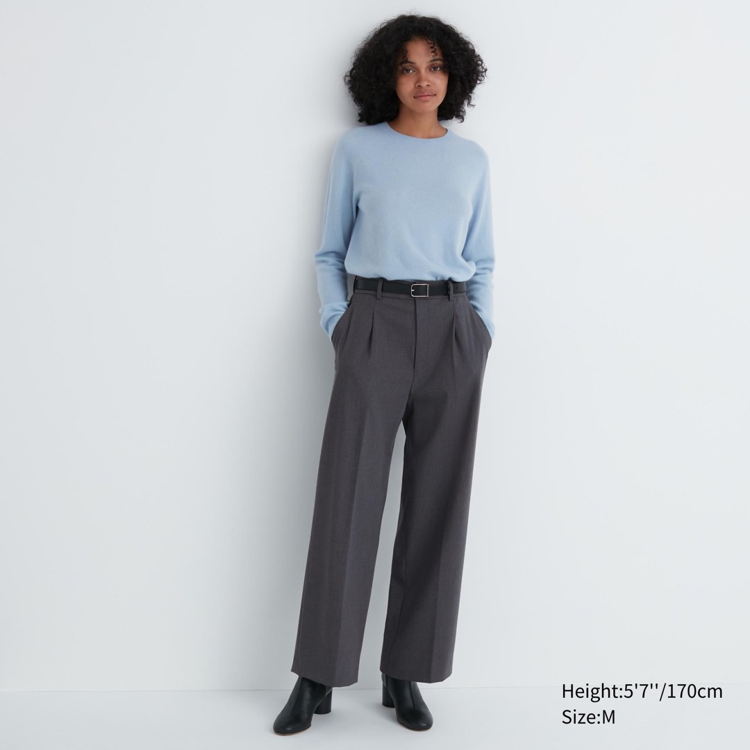 Uniqlo + Pleated Wide Pants