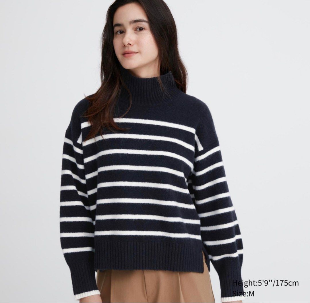 Knitwear Uniqlo Souffle Yarn High Neck Sweater Uniqlo Soufflé