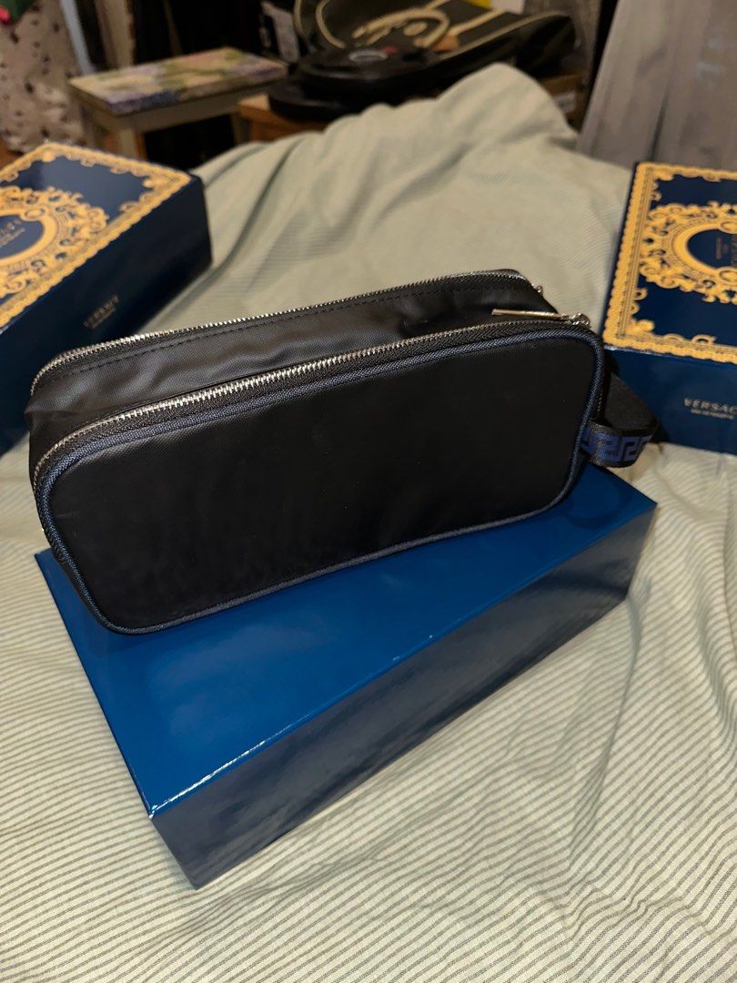 Versace parfums trousse toiletry bag Luxury Bags Wallets on