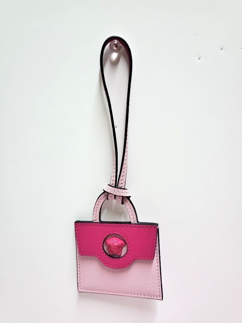 Versace Pink Mirror Bag Charm Women s Fashion Watches