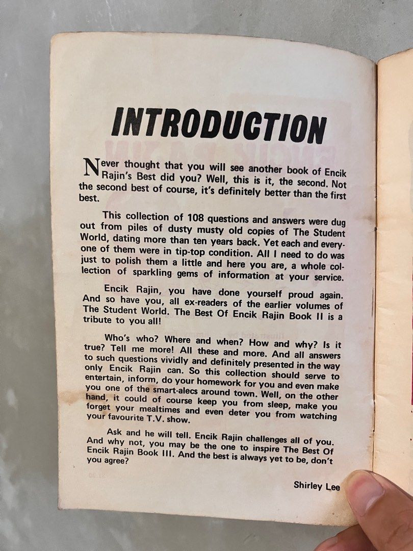 Vintage 1980 Educational Children Book (published in sg), Hobbies ...