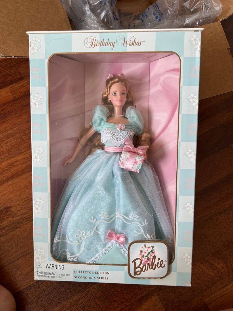 Birthday wishes barbie collector edition second in a series store