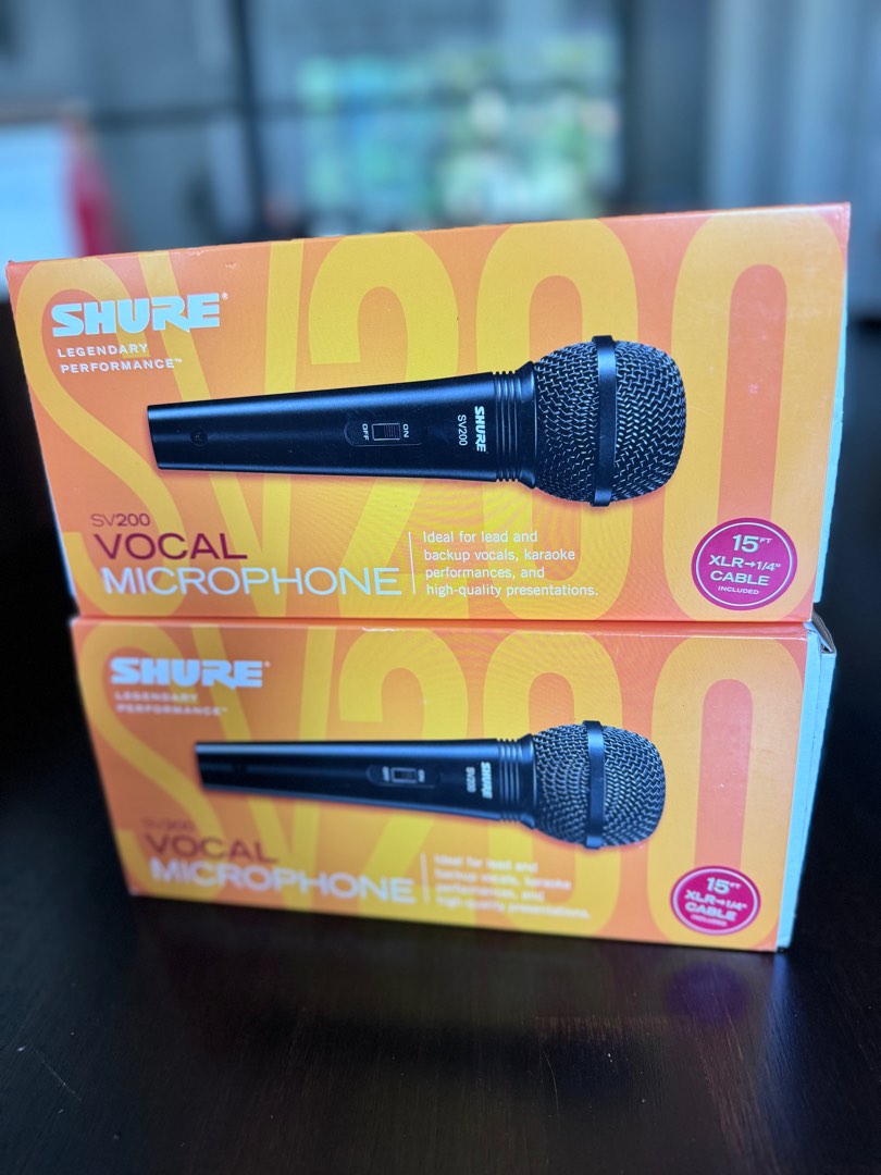 Vocal Microphone SV200, Audio, Microphones on Carousell