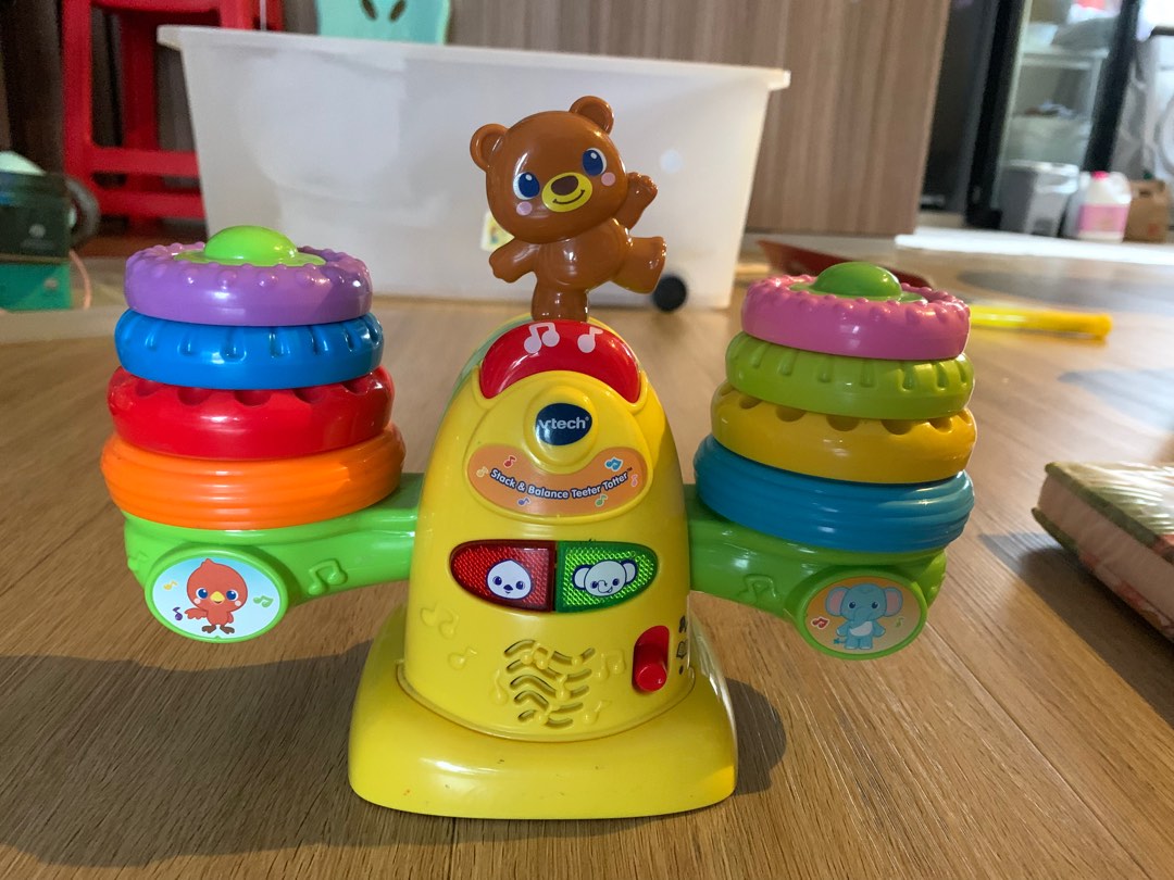 Vtech stack & balance toy, Babies & Kids, Infant Playtime on Carousell
