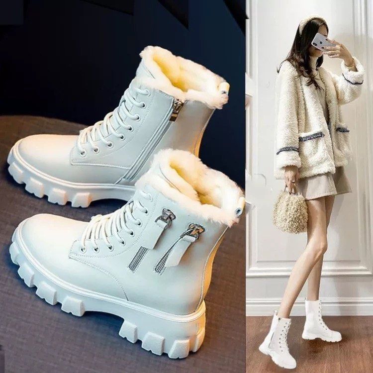 White boots winter 2019 on sale