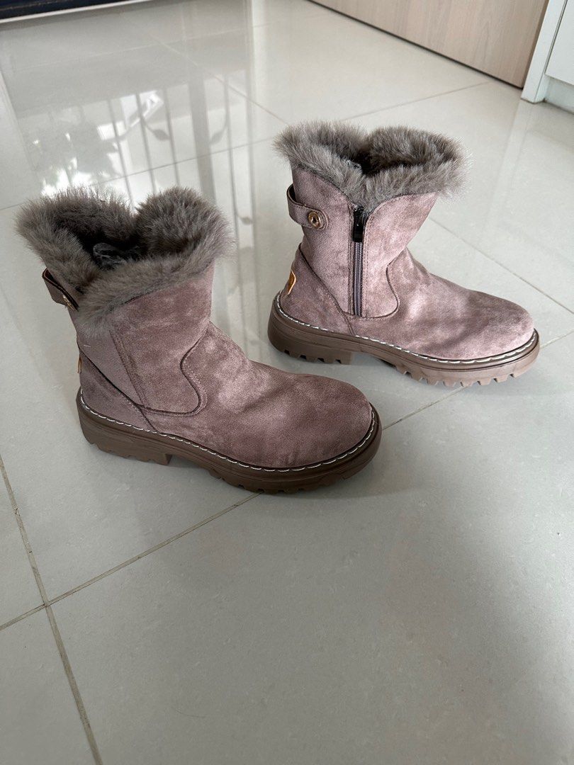 Fur boots size 12 online