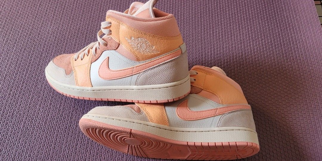 Air jordan 1 orange courir sale