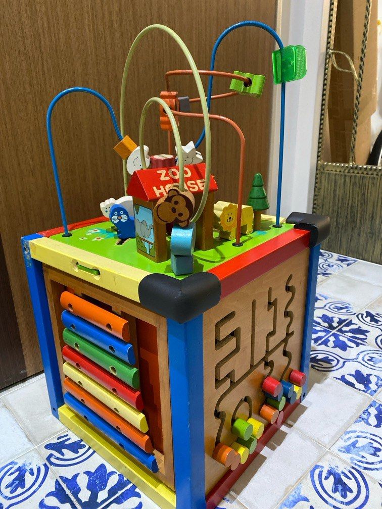 Zoo house activity cube clearance