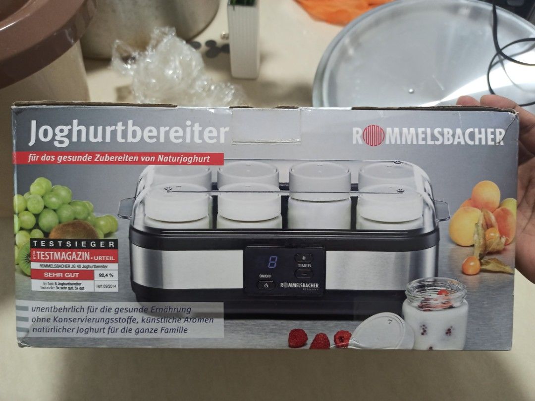 Yogurt Maker rommelsbacher joghurtbereiterBrand New, TV & Home Appliances, Kitchen Appliances