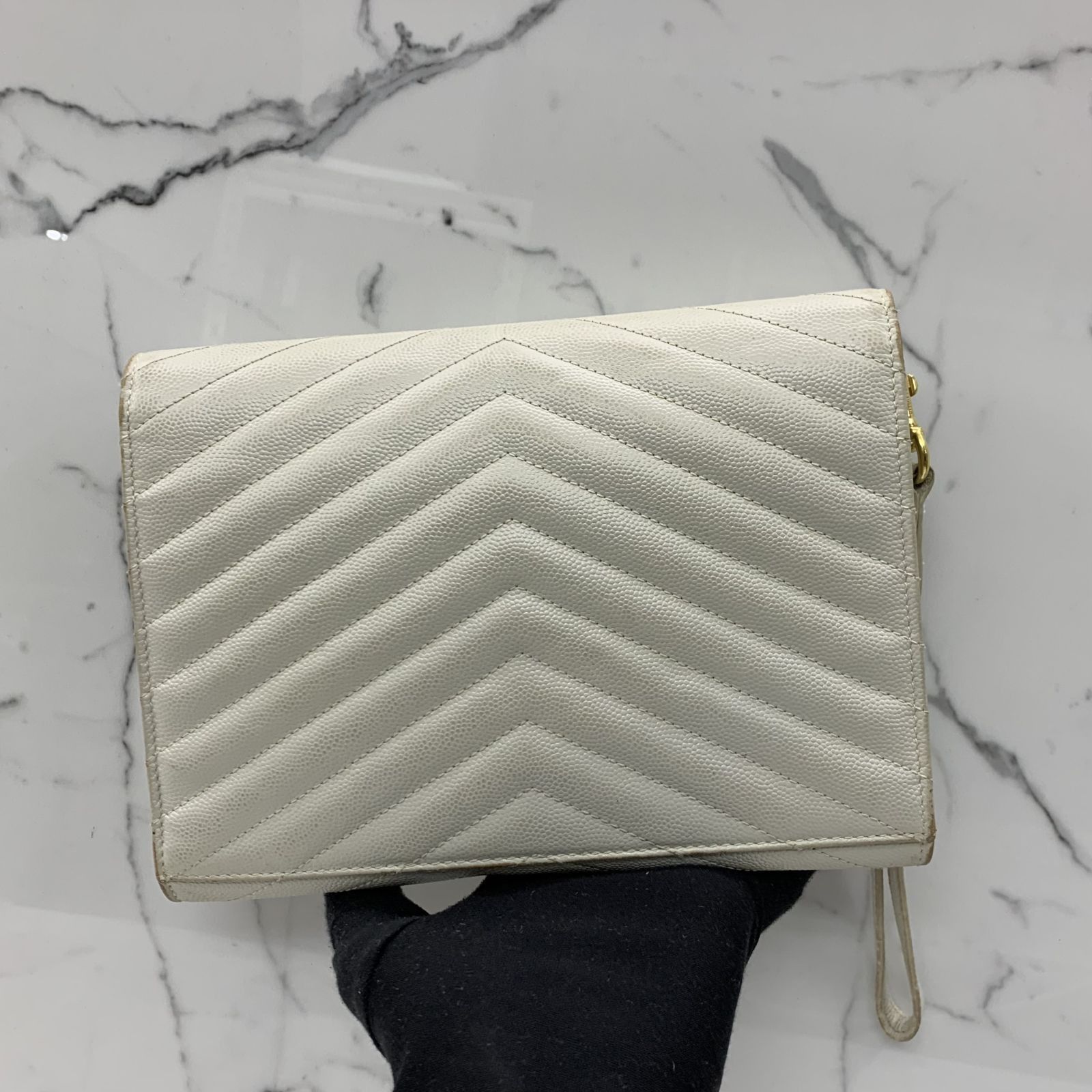 White wristlet bag outlet