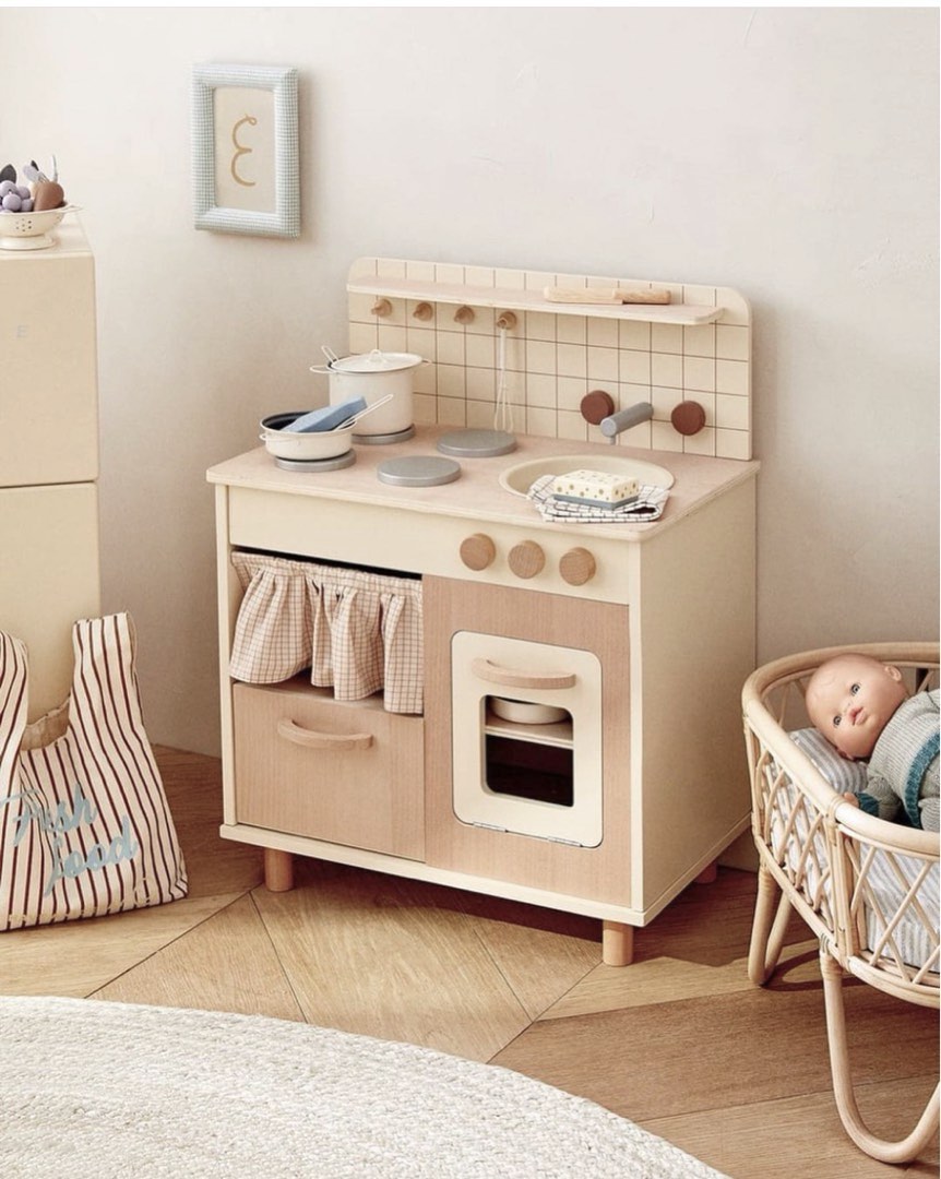 ZARA wood kitchen SET【新品】 zara_home_kids_wooden_kitchen_