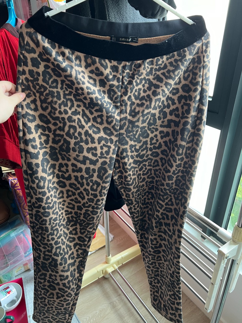 Zara Leopard Print Thick Leggings