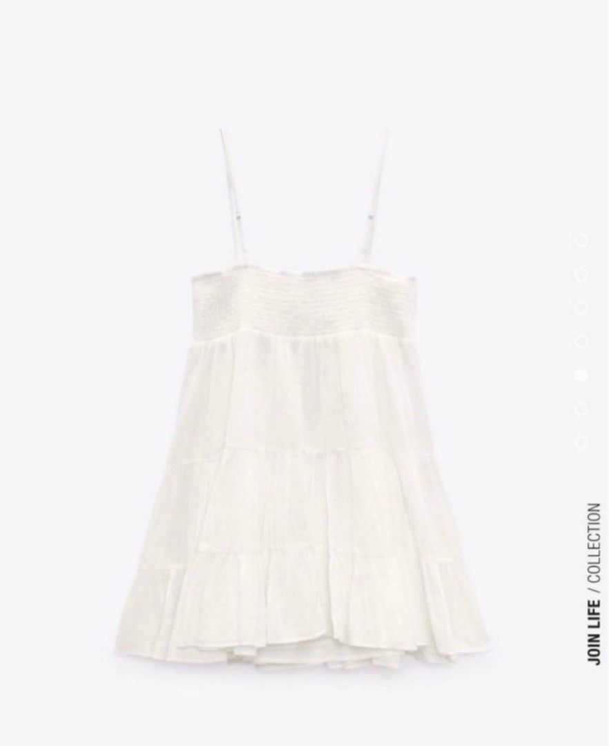 Zara white dress, Women's Fashion, Dresses & Sets, Dresses on Carousell