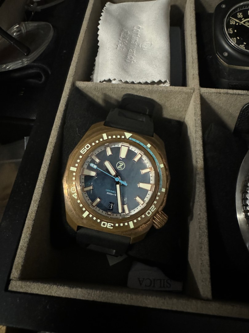 Zelos Hammerhead V3 Bronze Luxury Watches on Carousell